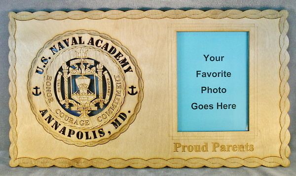 Annapolis 5x7 Proud Parents Picture Frame